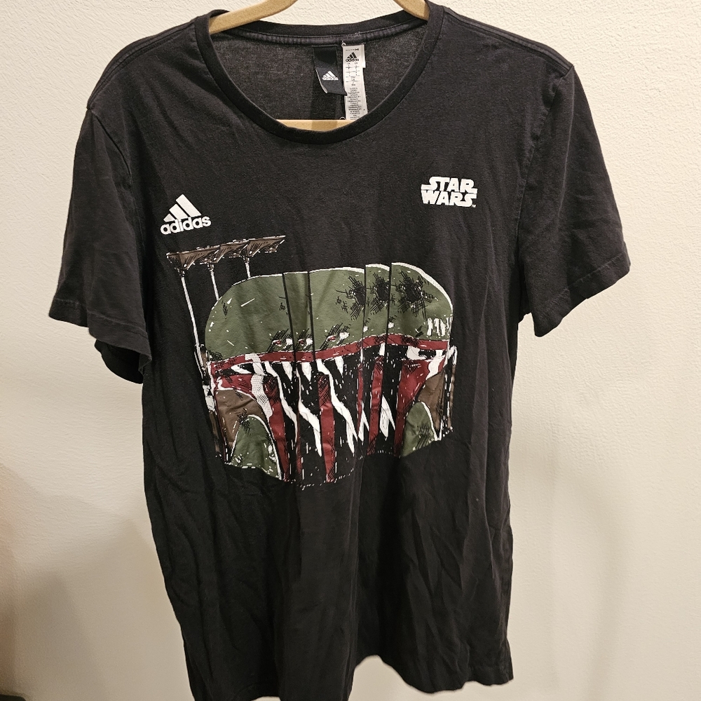 Adidas Star Wars Black Graphic T-Shirt
